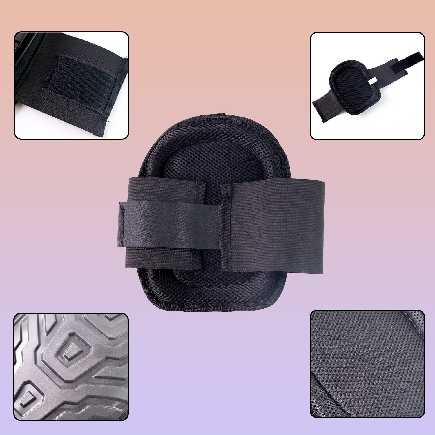 Heavy-Duty Work Knee Pad with Shock-Resistant Shell & Adjustable Straps (1 Pc) Heavy-Duty Work Knee Pad with Shock-Resistant Shell & Adjustable Straps (1 Pc)